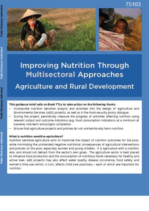 Improving nutrition