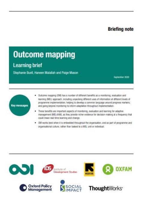 outcome mapping brief 