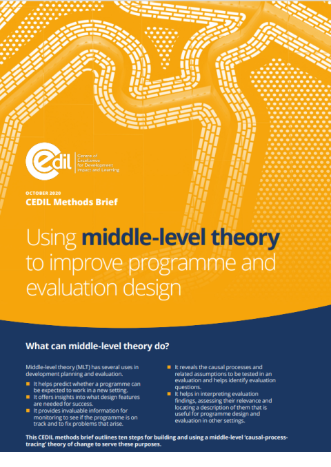 Using mid-level theory to improve programme and evaluation design