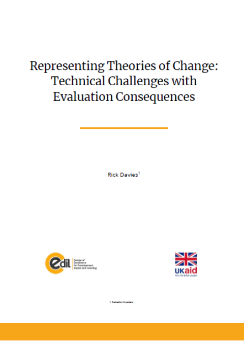 Representing Theories of Change: Technical Challenges with Evaluation Consequences