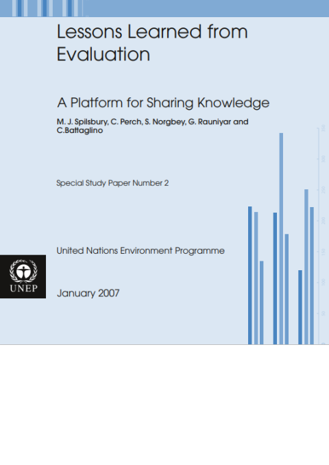 Lessons learned from evaluation