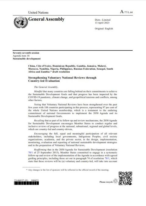UNGA Resolution image 