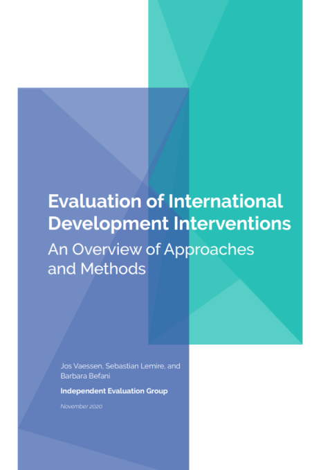 Evaluation of International Development Interventions An Overview of Approaches and Methods