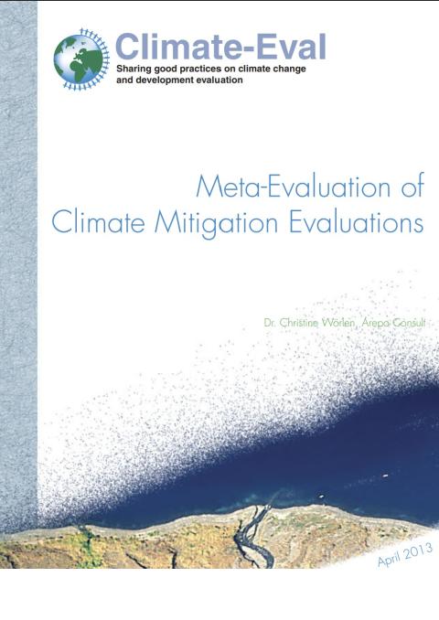 Cover of the study CC Mitigation evaluations by the GEF IEO