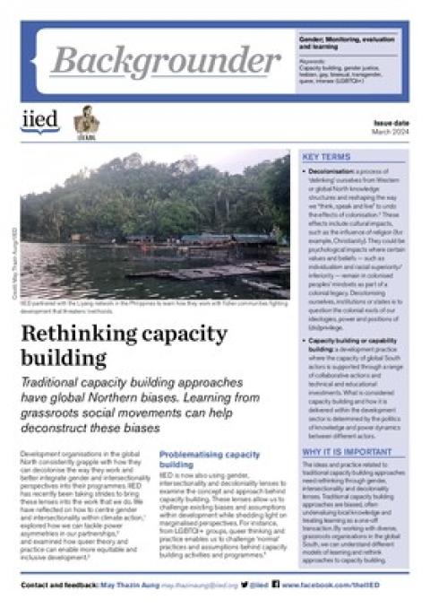 Rethinking capacity building