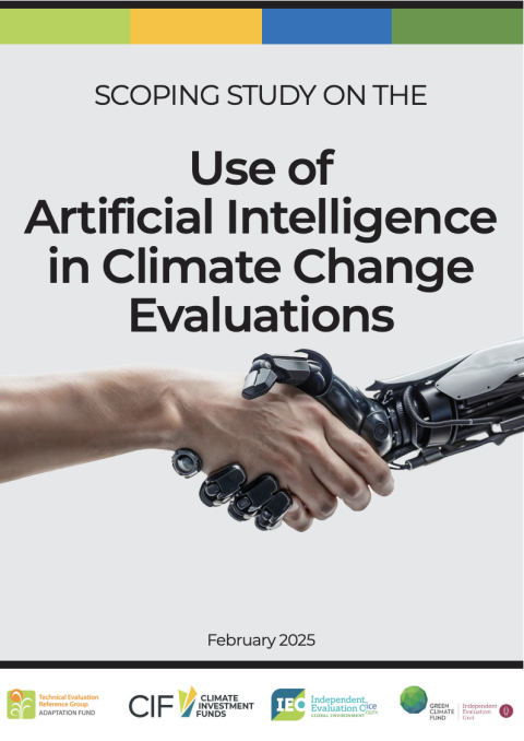 Scoping Study on the Use of Artificial Intelligence in Climate Change Evaluations,