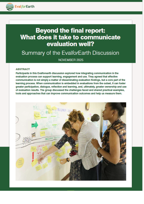 Beyond the final Report!