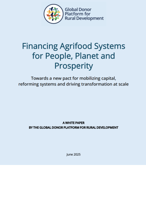 inancing Agrifood Systems for People, Planet and Prosperity