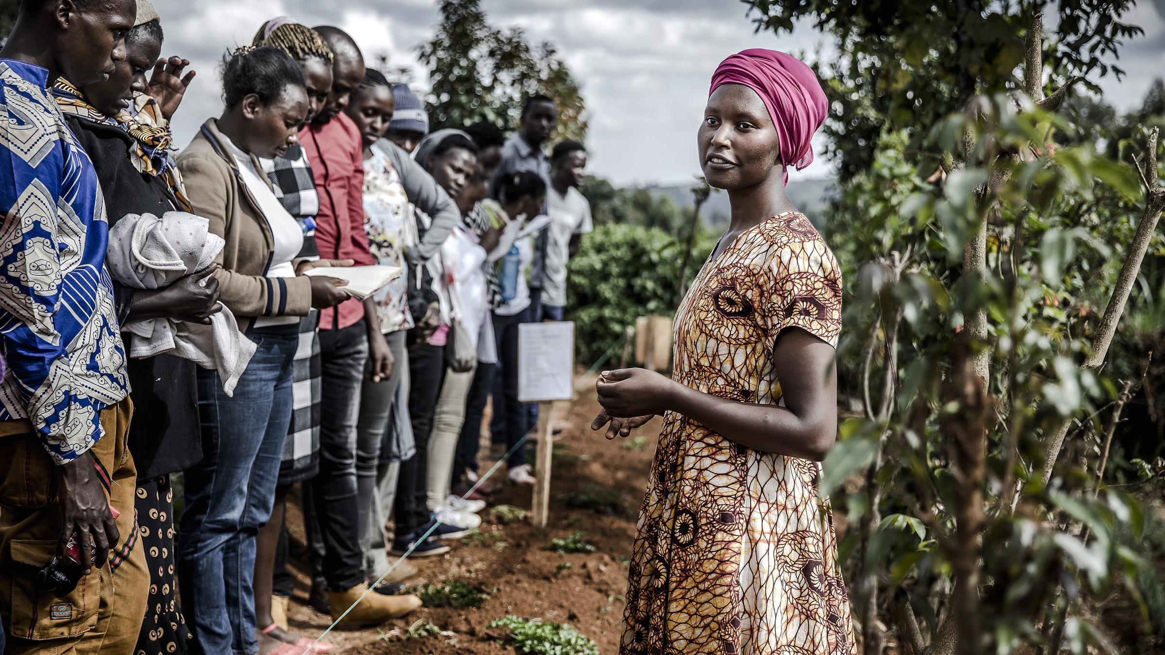 Youth farmers beneficiaries in Kenya 2020