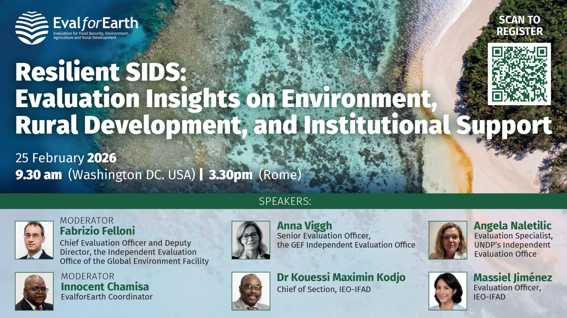 Resilient SIDS: Evaluation Insights on Environment, Rural Development, and Institutional Support. 