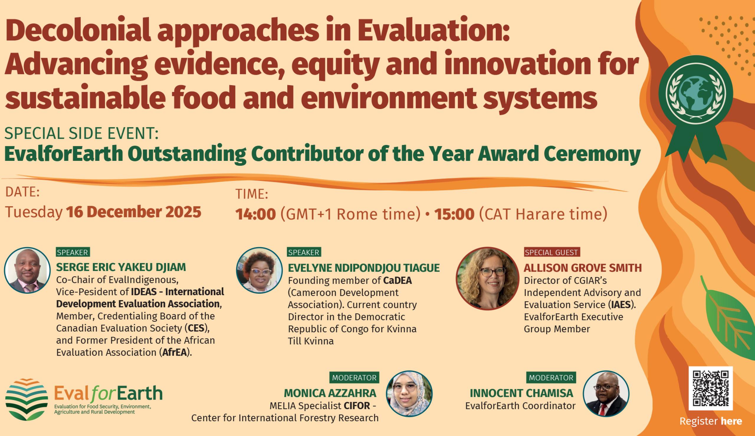 EvalforEarth Award Ceremony