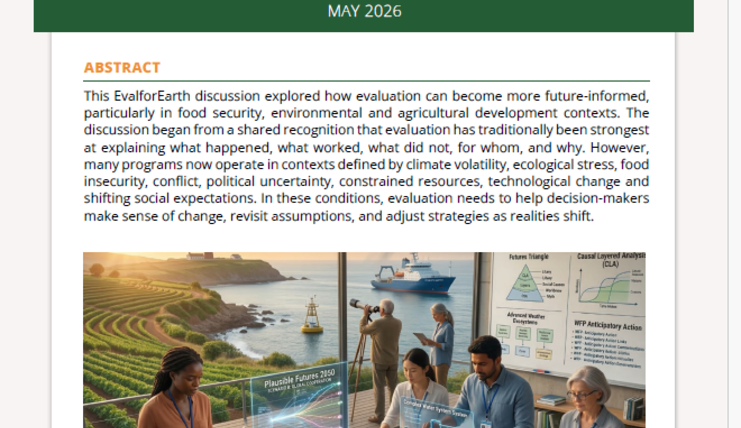 Summary EN - From Hindsight to Foresight