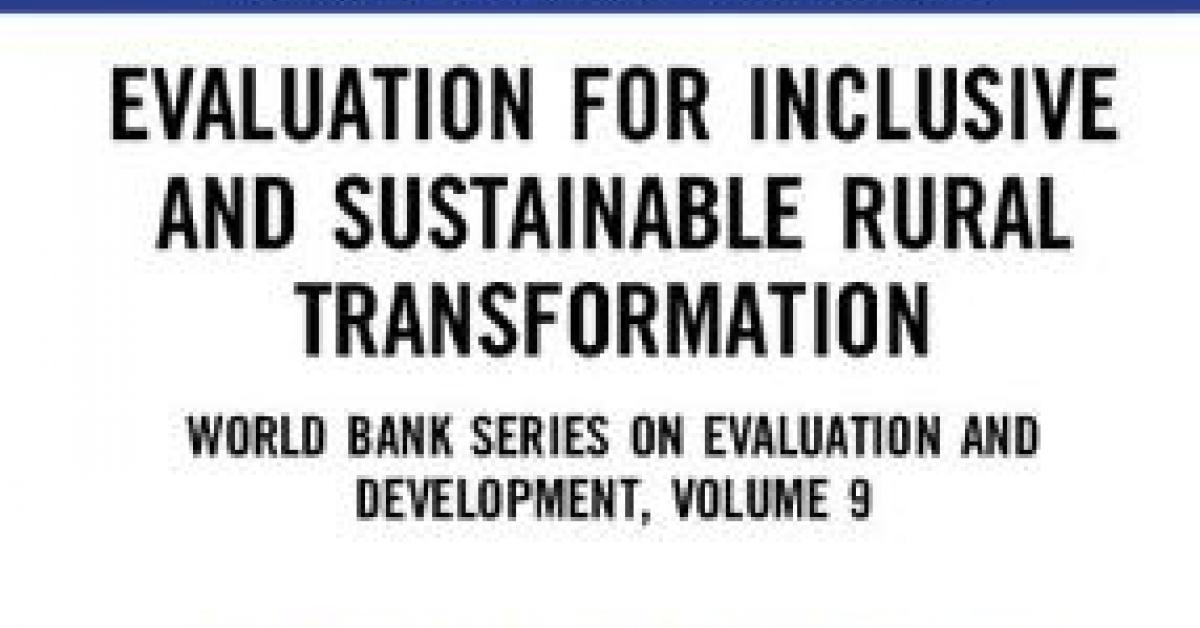 Book Launch: Evaluation for Inclusive and Sustainable Rural ...